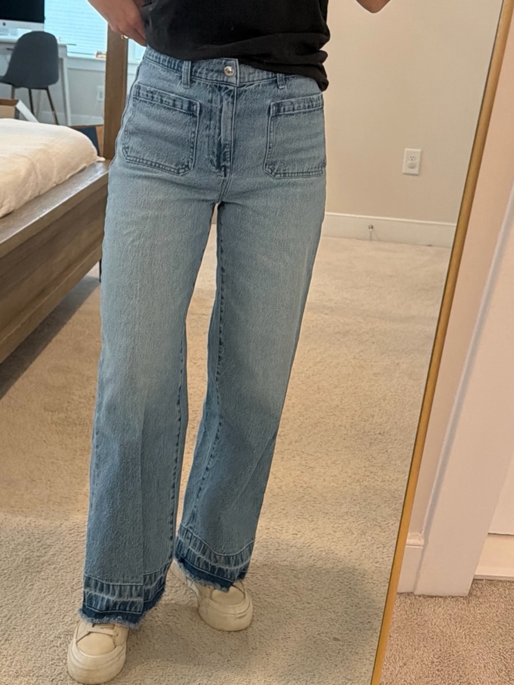 Madewell High-Rise Wide Leg Women's Jeans in Light Blue